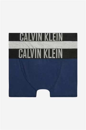 Calvin Klein Trunk Boxer - Grey Heather / Blue Shadow